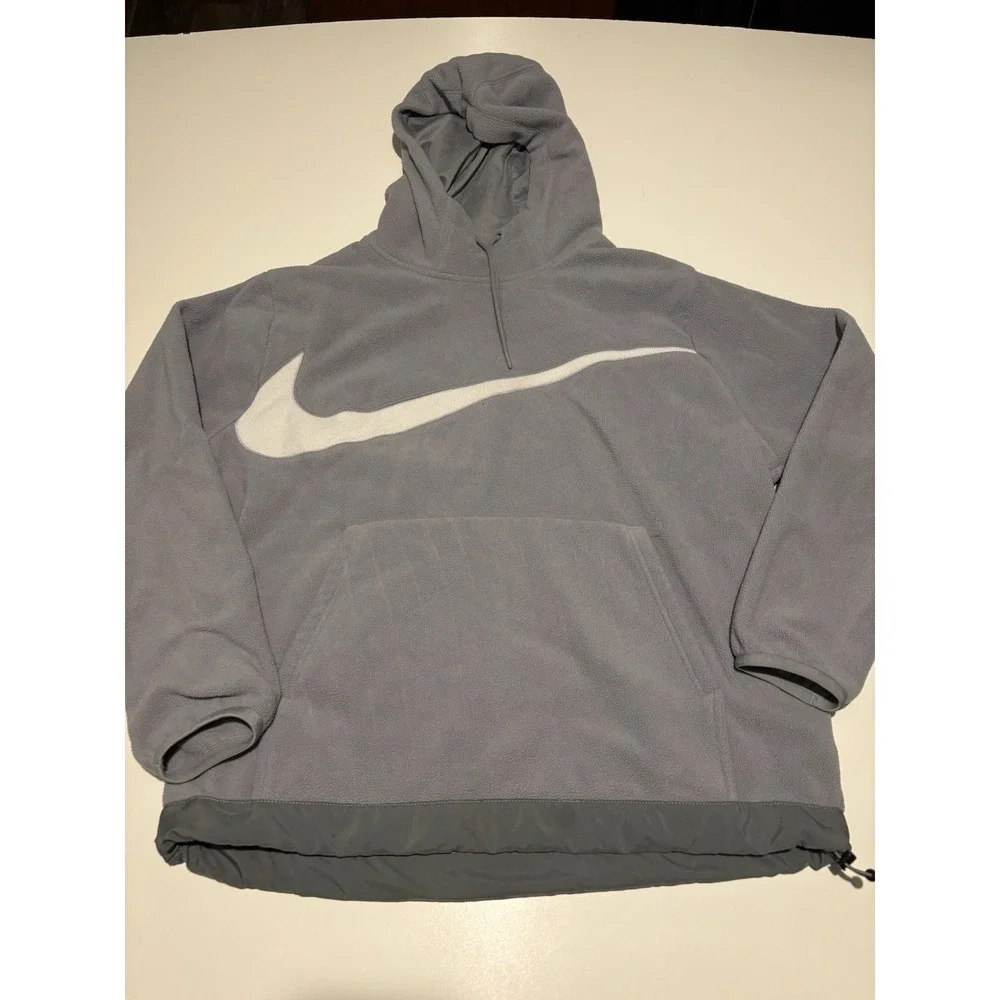 Nike Club Fleece+ Men's Winterized Pullover Hoodie SZ Large